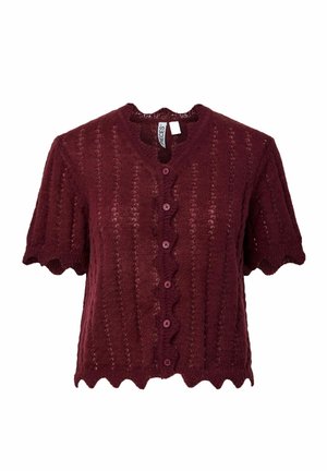 Pieces, KNITTED CARDIGAN PCADA - Gilet - winetasting