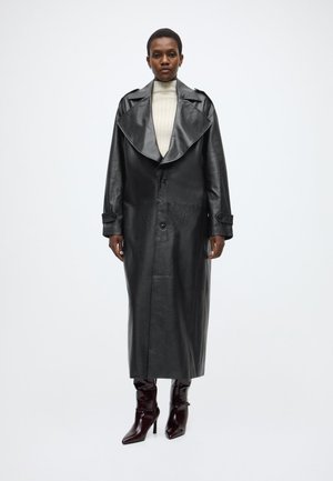 REILIA VEGAN LEATHER COAT - Klasyczny płaszcz