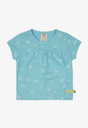 loud + proud MIT DRUCK - T-shirt con stampa - hellblau