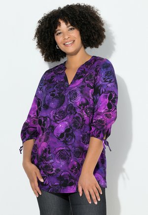 TOTENKOPF-MUSTER 3/4-ÄRMEL - Blouse - violet