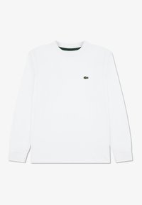Lacoste ICON CORE TEE - T-shirt à manches longues - blanc