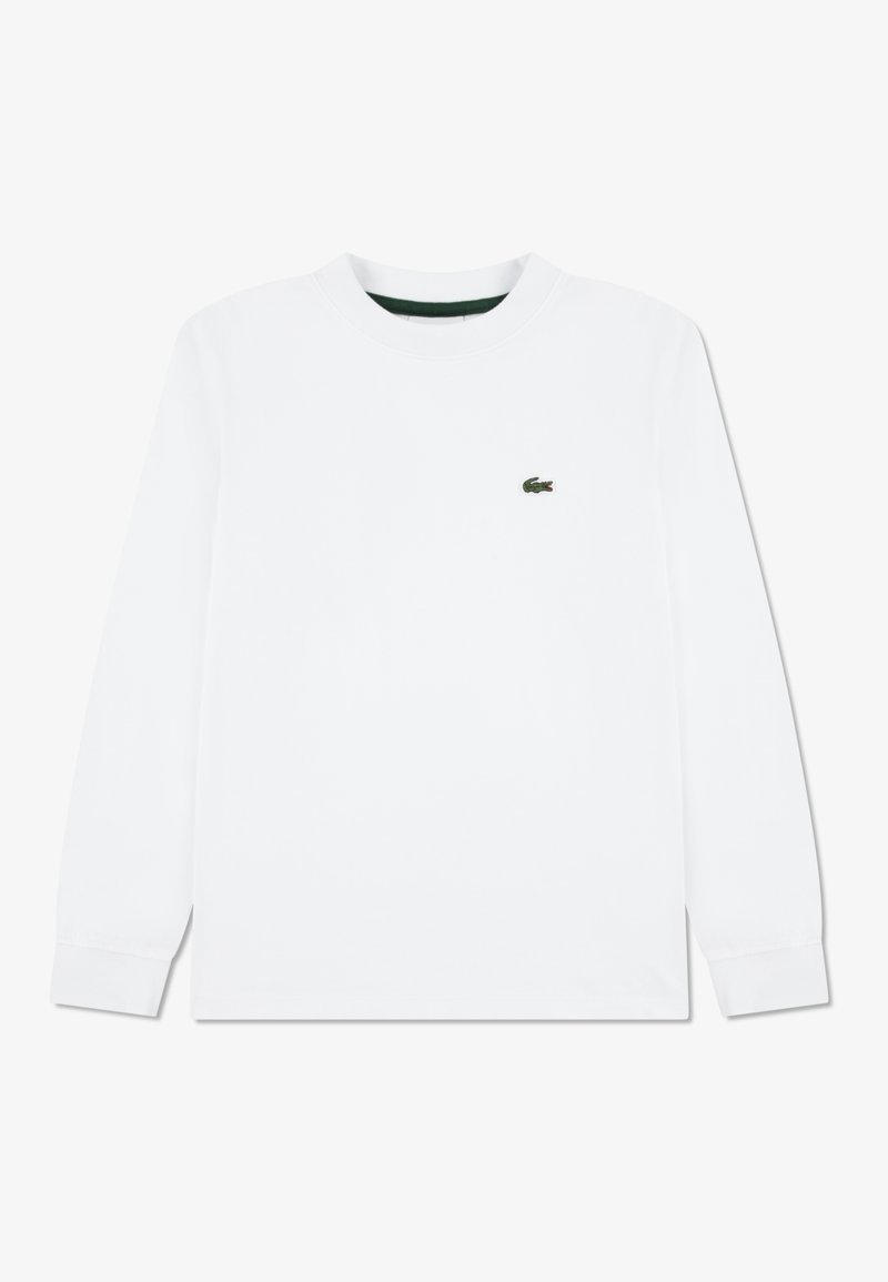 Lacoste ICON CORE TEE - T-shirt à manches longues - blanc