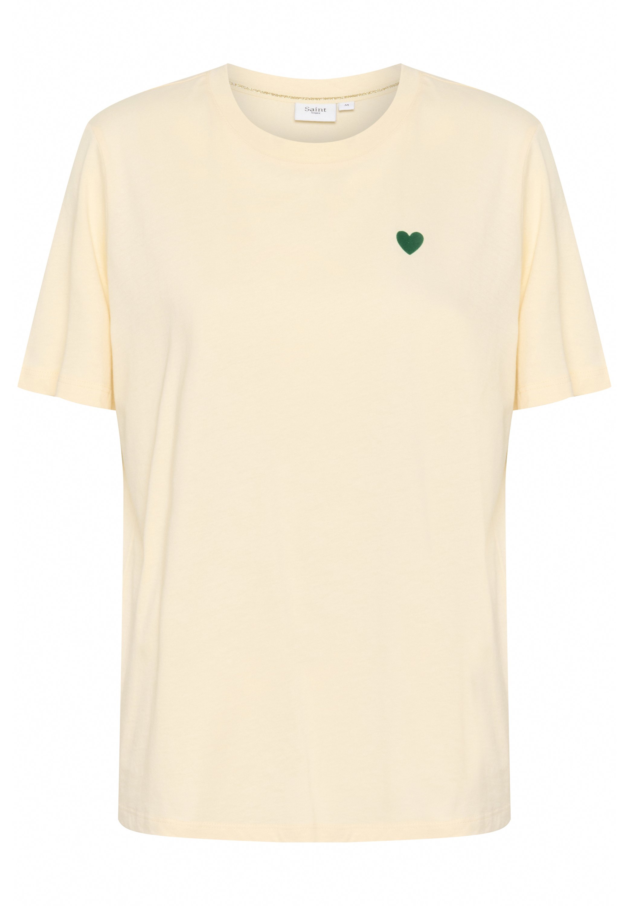 OHGA SCALLOP TEE 美品⭐︎ Saint Tropez ZAGI - T-shirt basic/beżowy - Zalando.pl
