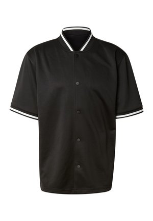Urban Classics, INTERLOCK BASEBALL - Skjorter - black