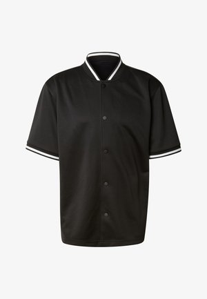Urban Classics, INTERLOCK BASEBALL - Skjorter - black