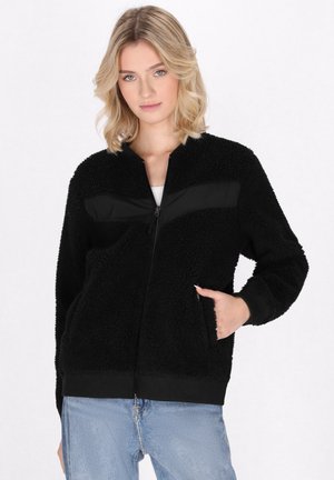 Schmuddelwedda Fleecejas - schwarz