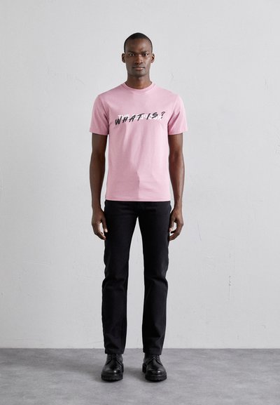 The Kooples MC - Marškinėliai su spaudiniu - pink wood