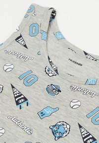 Tezenis Top - grau y grigio melange chiaro stampa colleg