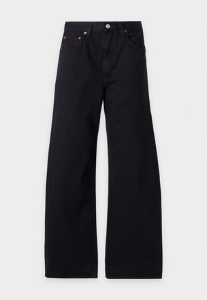 Agolde, LOW CURVE IN PROOF - Avar lõikega teksad - black denim