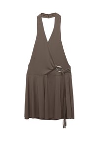 Jersey dress - brown