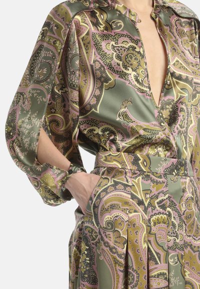 Luisa Spagnoli LATERINA - Camicetta - verde rosa