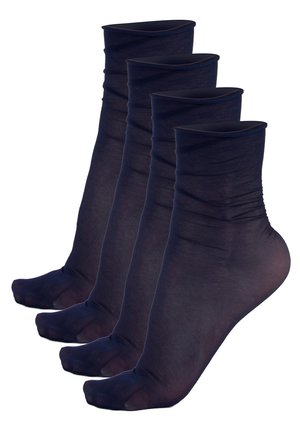 4 PACK WITHOUT ELASTIC BAND 20 DEN - Calcetines - blue