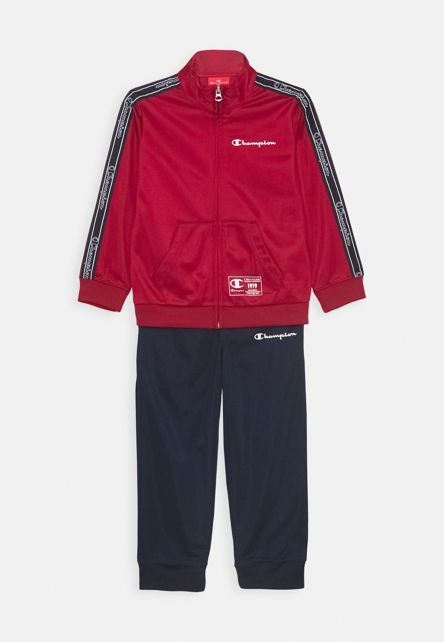 Champion LEGACY FULL ZIP SUIT SET - Chándal - dark red/rojo oscuro -  Zalando.es