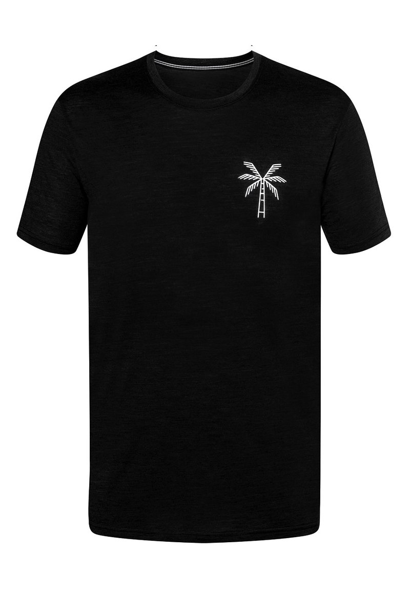 Herren Shirts | super.natural TROPICAL ADVENTURE Sport T-shirt schwarz - HY67858 Herren Shirts | super.natural TROPICAL ADVENTURE Sport T-shirt schwarz - HY67858