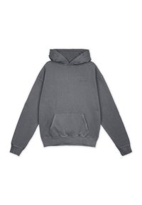 LOGO HOODIE - Sweatshirt - vintage grey/grey