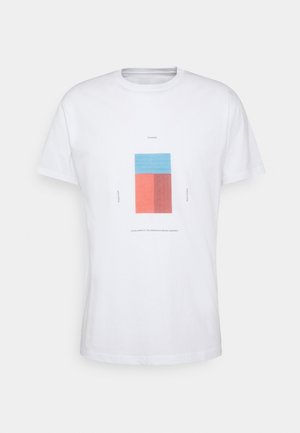 ODGAARD TWIN - Print T-shirt - white