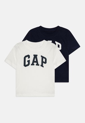 GAP, BABYGAP LOGO T-SHIRT 2-PACK - Μπλουζάκι με στάμπα - tapestry navy