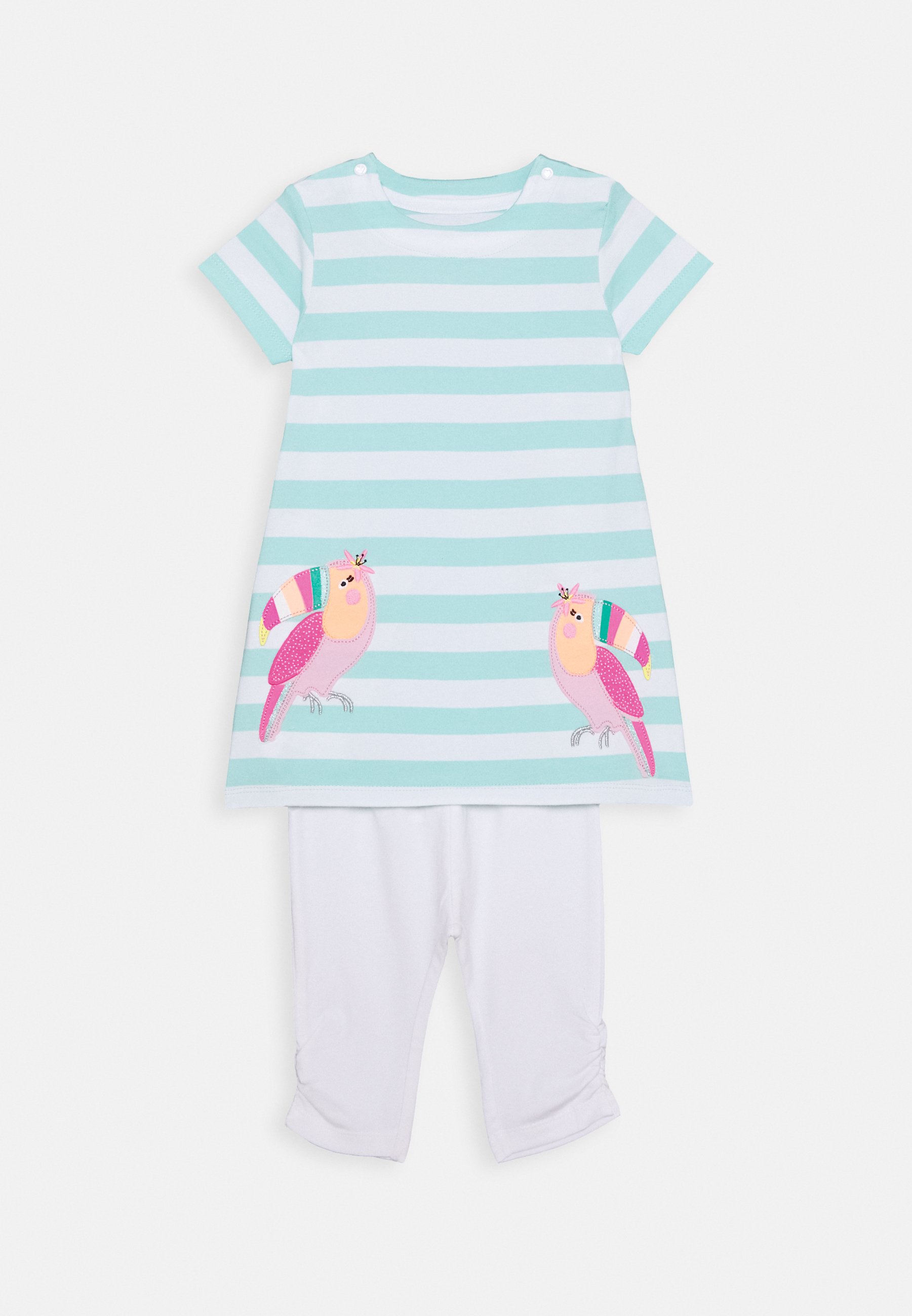 Staccato Baby Kleid Set Leggings Trousers Mint White Mint Zalando Co Uk