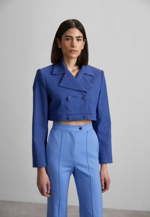 Sara Battaglia MINI JACKET - Σακάκι - blue denim