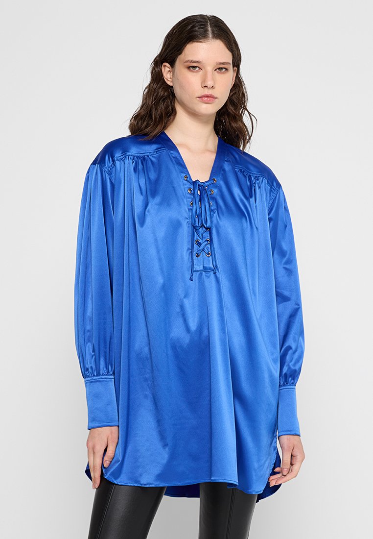 Versace Jeans Couture Blouse blauw Versace Jeans Couture Blouse blauw