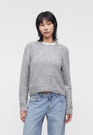 Vero Moda, Knitted VMNOVAH Knitted - Pullover - medium grey melange