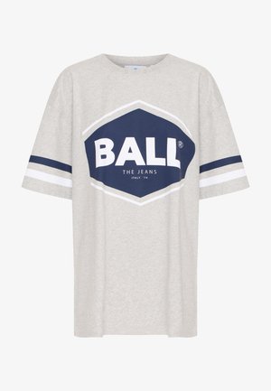 BALL BANOEMI - Trükipildiga T-särk - medium grey melange