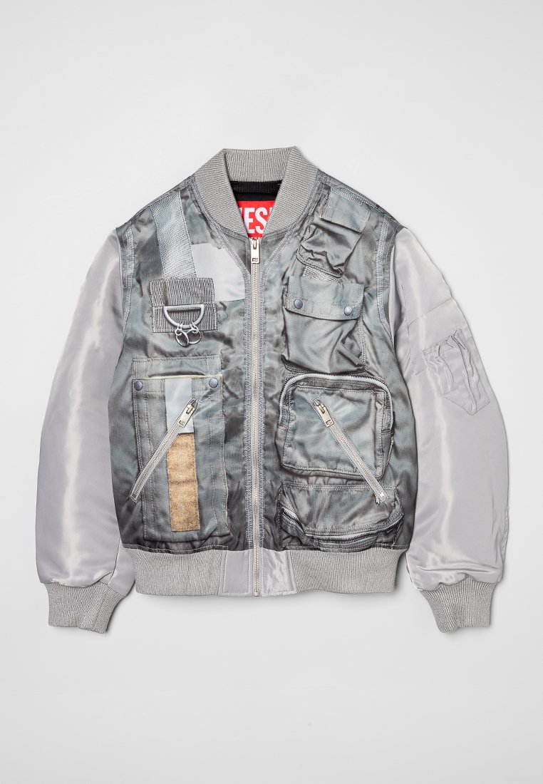 Diesel Bomberjacks grijs Diesel Bomberjacks grijs