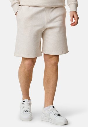 ATLANTA - Tracksuit bottoms - oatmeal melange