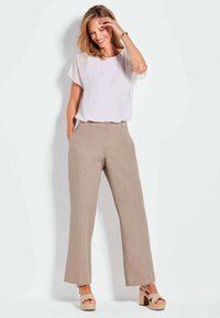 GOLDNER VERA - Broek - beige