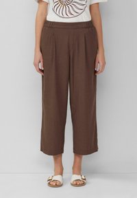 s.Oliver - Trousers - mokka Thumbnail Image 1