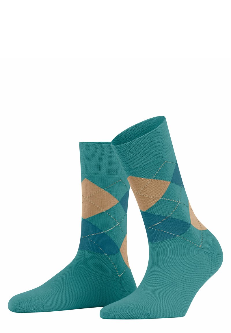FALKE SENSITIVE ARGYLE - Socken - waterfall