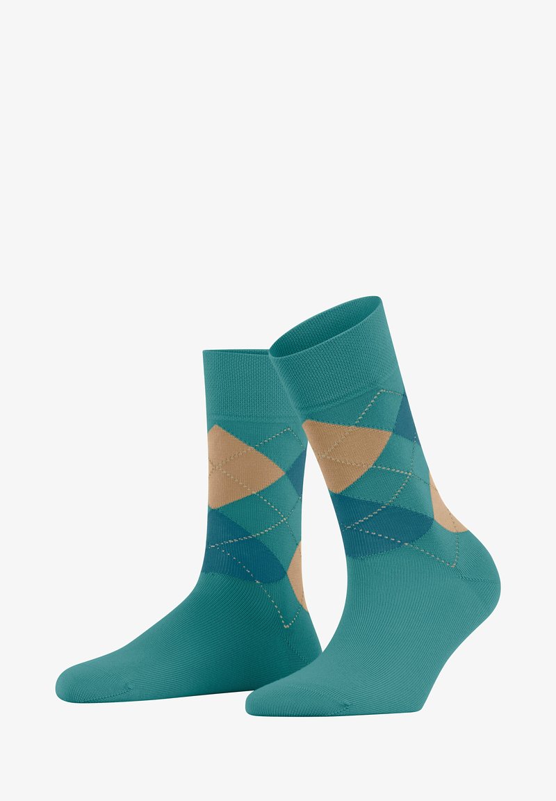 FALKE SENSITIVE ARGYLE - Socken - waterfall