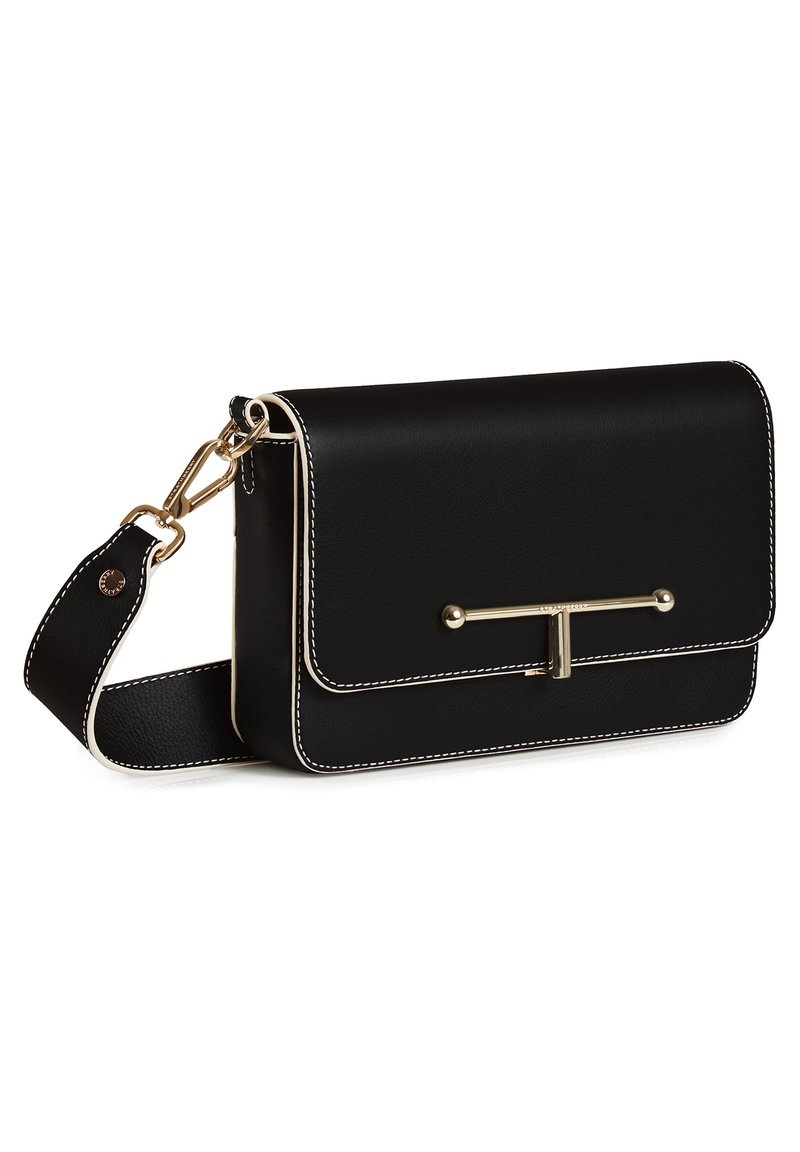 Damen Handtaschen | Strathberry MELVILLE BAGUETTE SHOULDER BAG Umhängetasche black with vanilla edge/schwarz - CE69739 Damen Handtaschen | Strathberry MELVILLE BAGUETTE SHOULDER BAG Umhängetasche black with vanilla edge/schwarz - CE69739