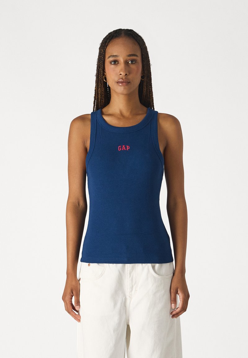 GAP LOGO HALTER - Top - pangea blue
