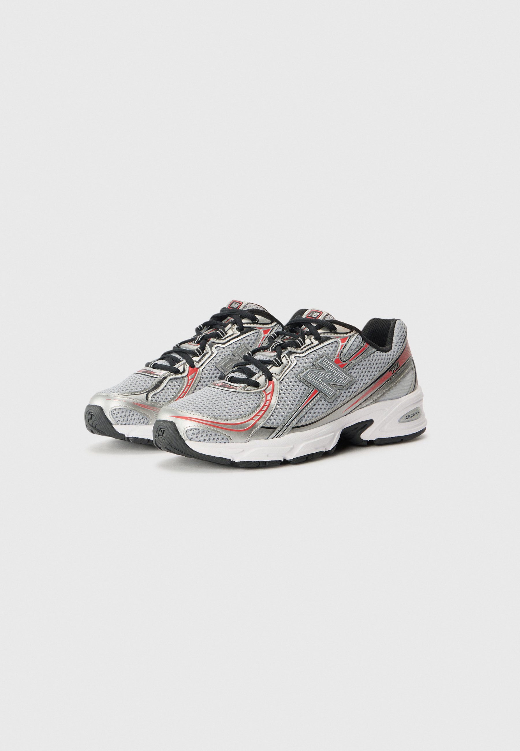 New Balance U740 UNISEX - Sneakers low - silver-coloured/red/alb