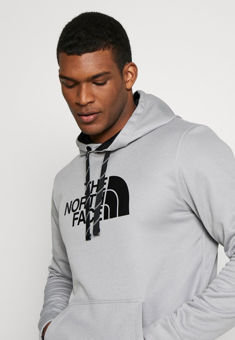The North Face Mens Surgent Hoodie Kapuzenpullover Light Grey Heather Hellgrau Zalando De