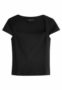 T-shirt med print - black