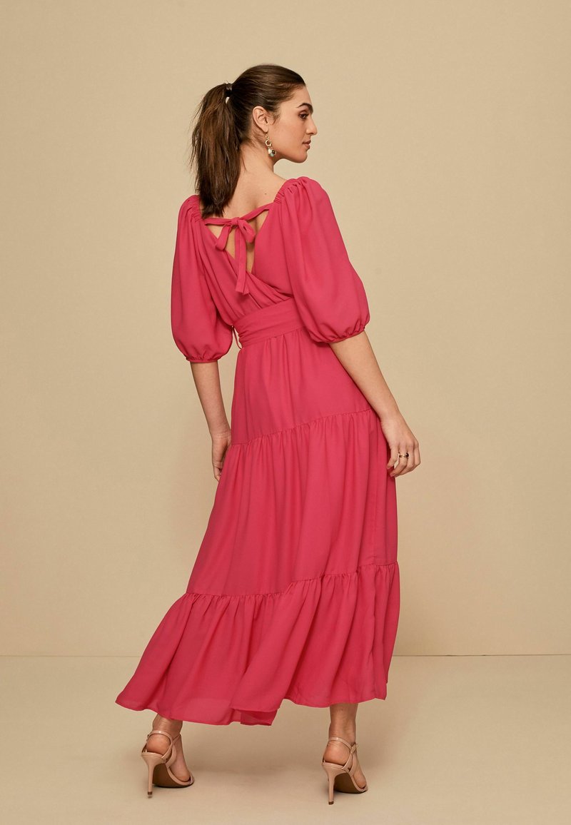 Damen Freizeitkleider | Next NEXT SQUARE NECK TIERED Maxikleid pink - EB16460 Damen Freizeitkleider | Next NEXT SQUARE NECK TIERED Maxikleid pink - EB16460