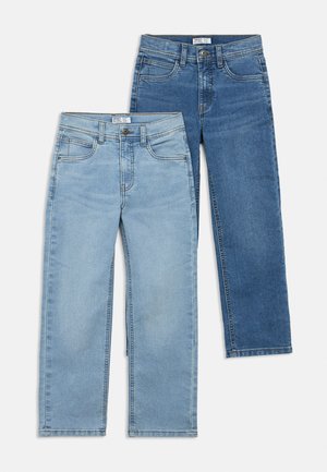 Name it NKMRYAN STRAIGHT 2 PACK - Jeans a sigaretta - light blue denim/medium blue denim