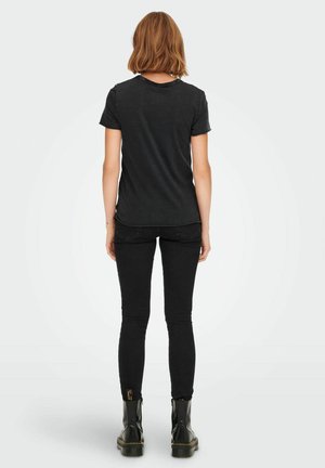 ONLY 2ER-SET WILDES VINTAGE DESIGN - Print T-shirt - schwarz