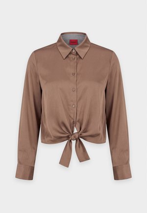 HUGO, ERRIKA - Chemisier - brown overflow