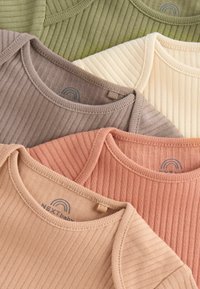 Next SHORT SLEEVE  5 PACK - REGULAR FIT - Body - muted browns