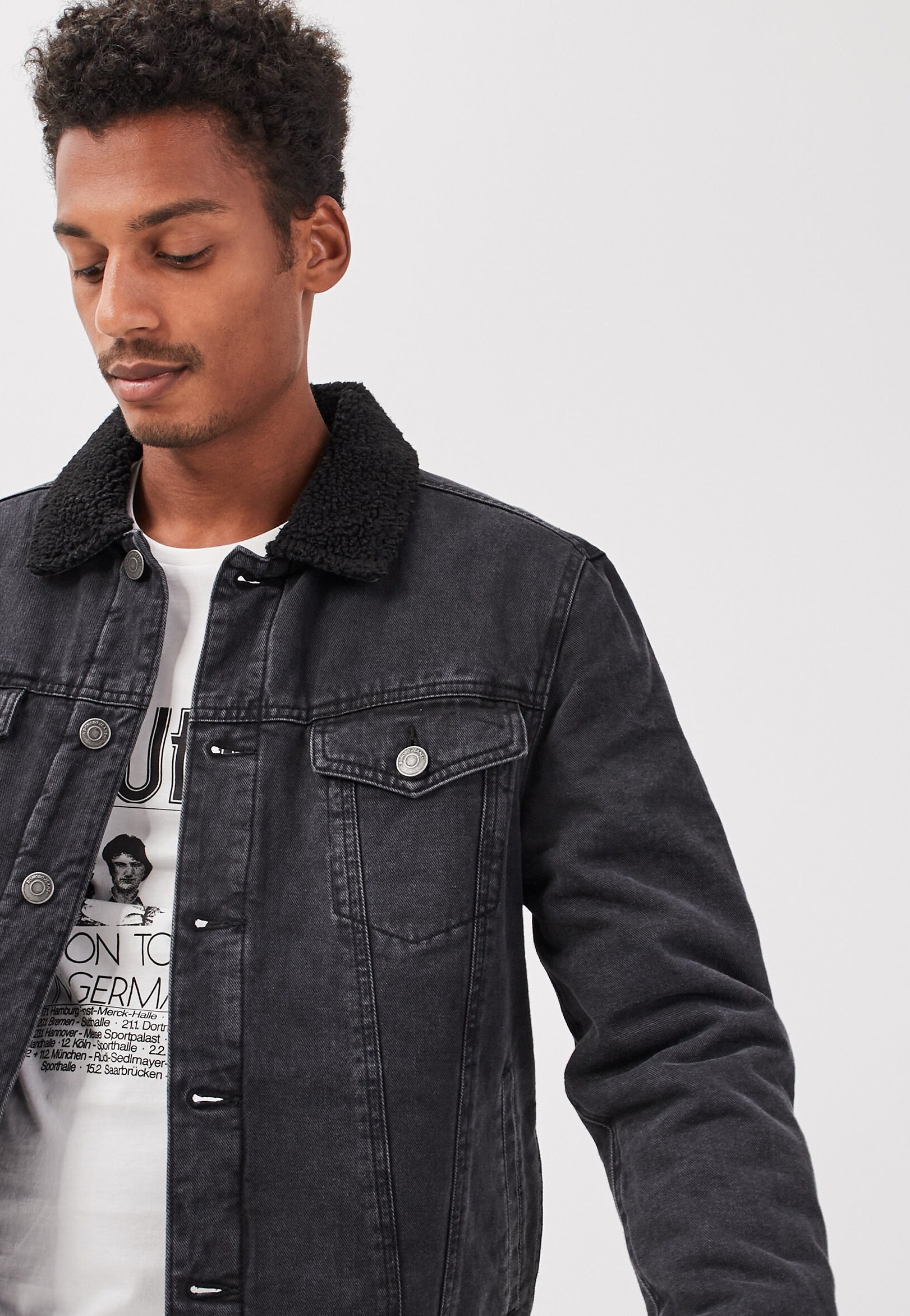BONOBO Jeans Denim jacket - denim noir 