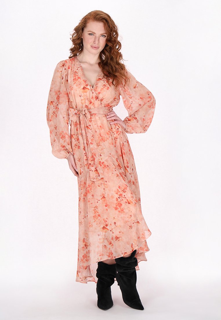 dreimaster Jurk abrikoos