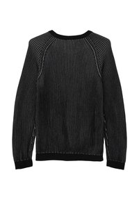 s.Oliver IN TWO TONE OPTIK - Strickpullover - schwarz