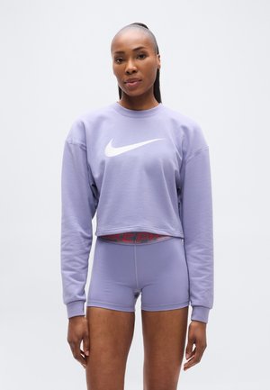 CREW - Melegítőfelső - iron purple/metallic silver-coloured/white