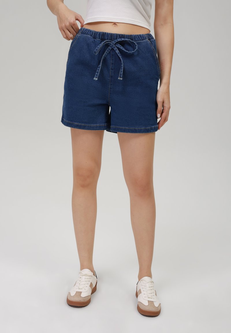Even&Odd - Short en jean - dark blue wash, Agrandir