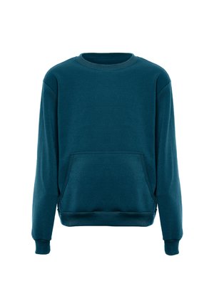 ROUND NECK - Sweater - dunkles türkis