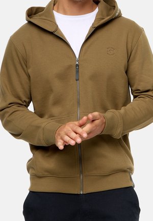 Sweatjacke - mottled light green