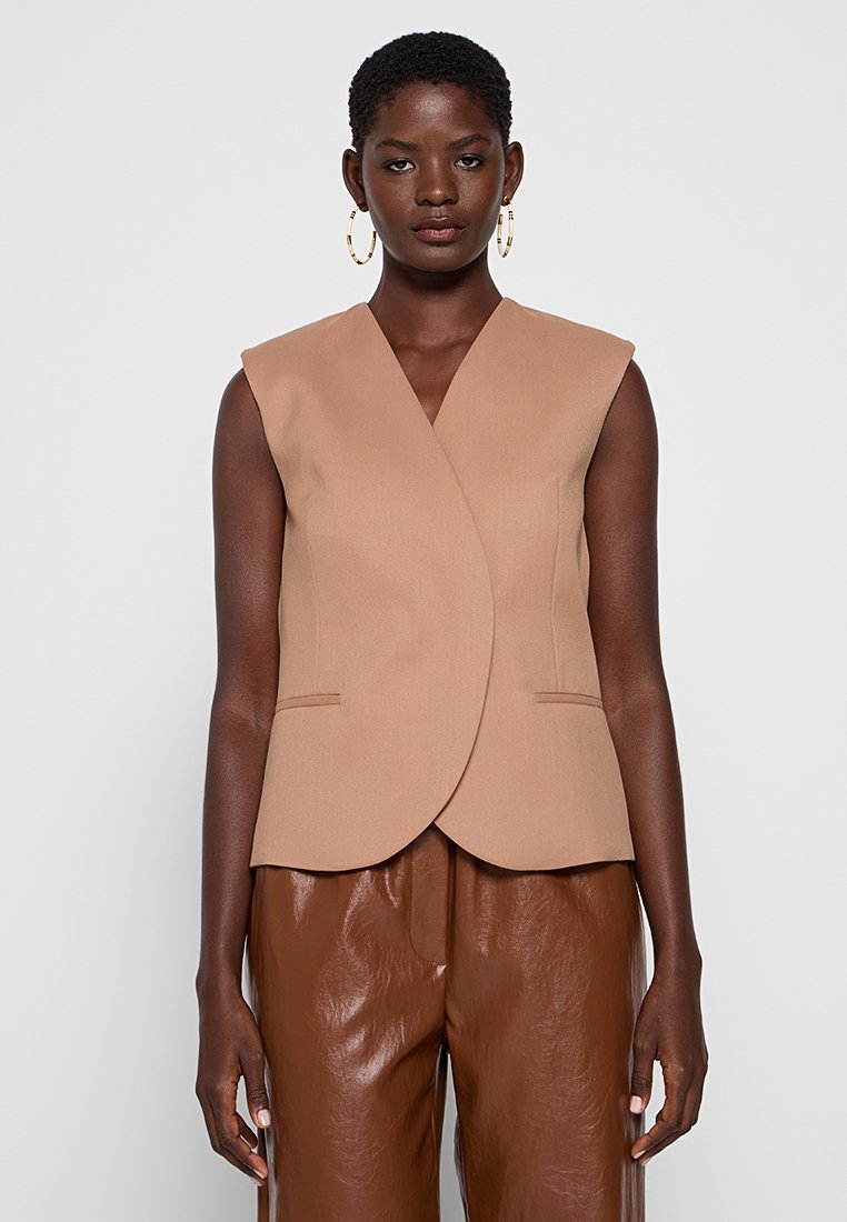 Calvin Klein Bodywarmer lichtbruin Calvin Klein Bodywarmer lichtbruin